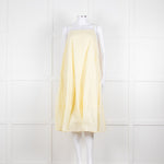 Free People Pale Yellow Spaghetti Straps Cotton Sundress
