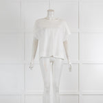 Weekend Max Mara White Cap Sleeve Boxy T-Shirt