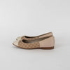 Chanel Beige Woven Ballet Pumps