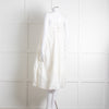 Free People Cream Cotton Spaghetti Straps Sundress