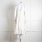 Free People Cream Cotton Spaghetti Straps Sundress
