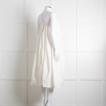 Free People Cream Cotton Spaghetti Straps Sundress