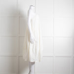 Free People Cream Cotton Spaghetti Straps Sundress