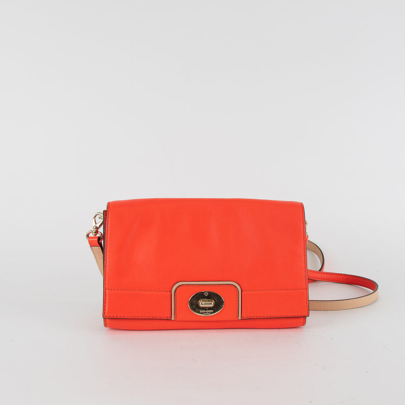 Kate Spade Neon Orange Juliana Bag