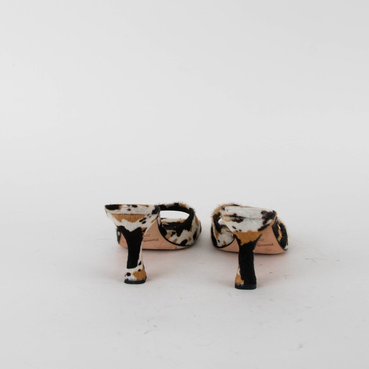Russell & Bromley Animal Print Mojito Heeled Mule