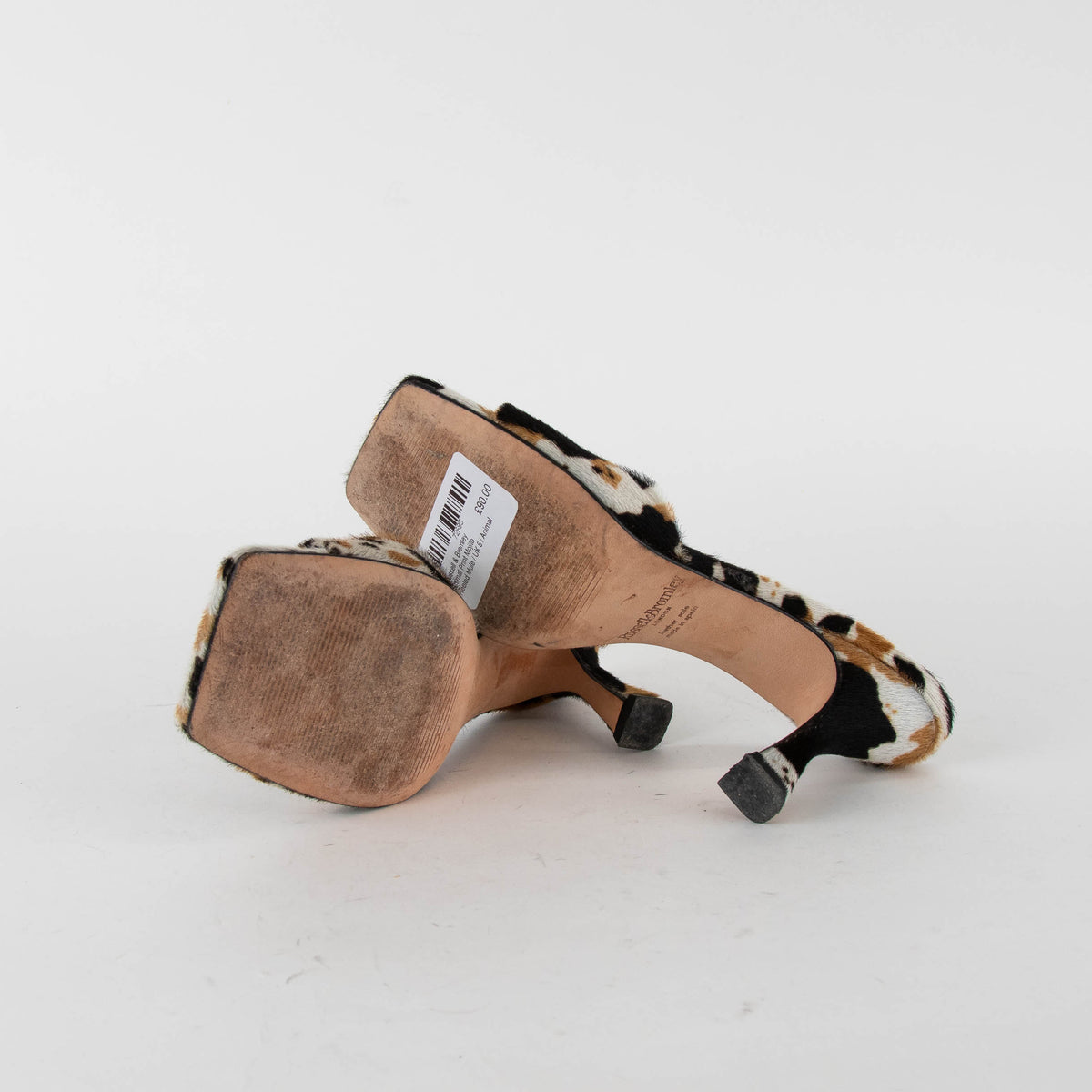 Russell & Bromley Animal Print Mojito Heeled Mule