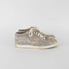 Jimmy Choo Light Khaki Snake Print Trainers