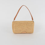 Vanessa Bruno Raffia Flap Shoulder Bag