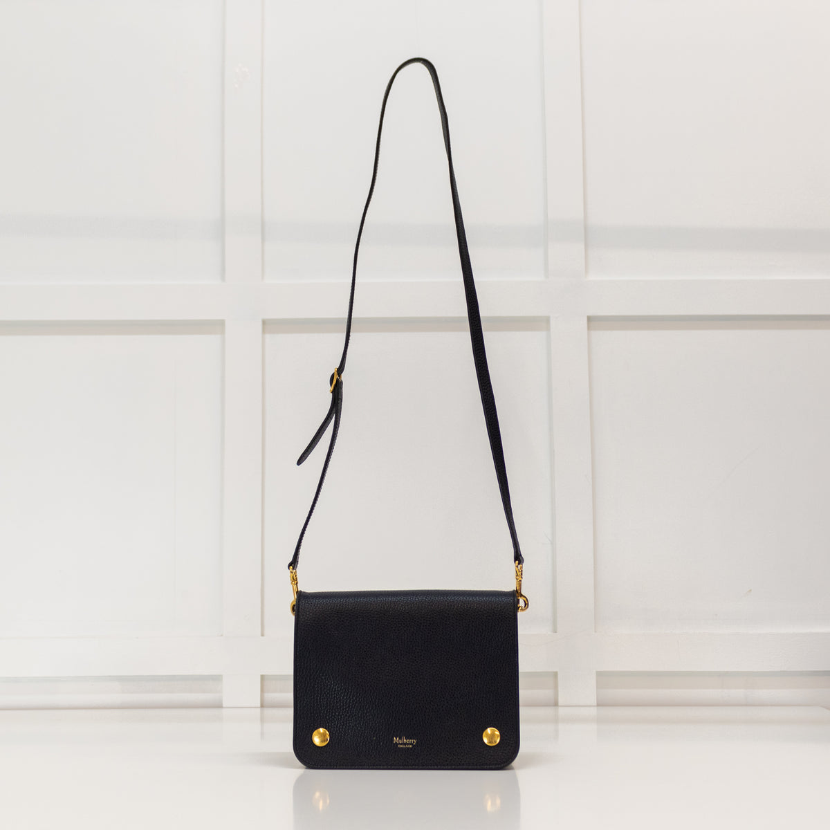 Mulberry Navy Clifton Crossbody Bag