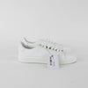 Burberry White Leather Lace Up Trainers