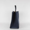 Coach Navy Blue Stripe Straw Exterior Dempsey Tote 40 Bag