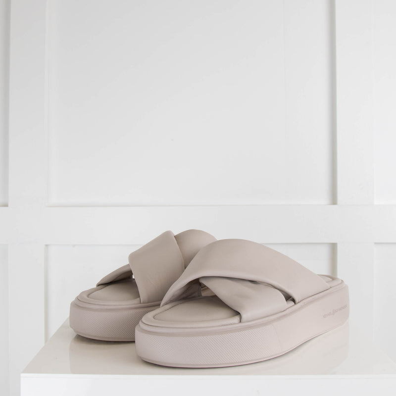 Kennel and Schmenger Taupe Cross Over Sliders
