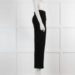 Helmut Lang Black Raw Edge Trim Trousers