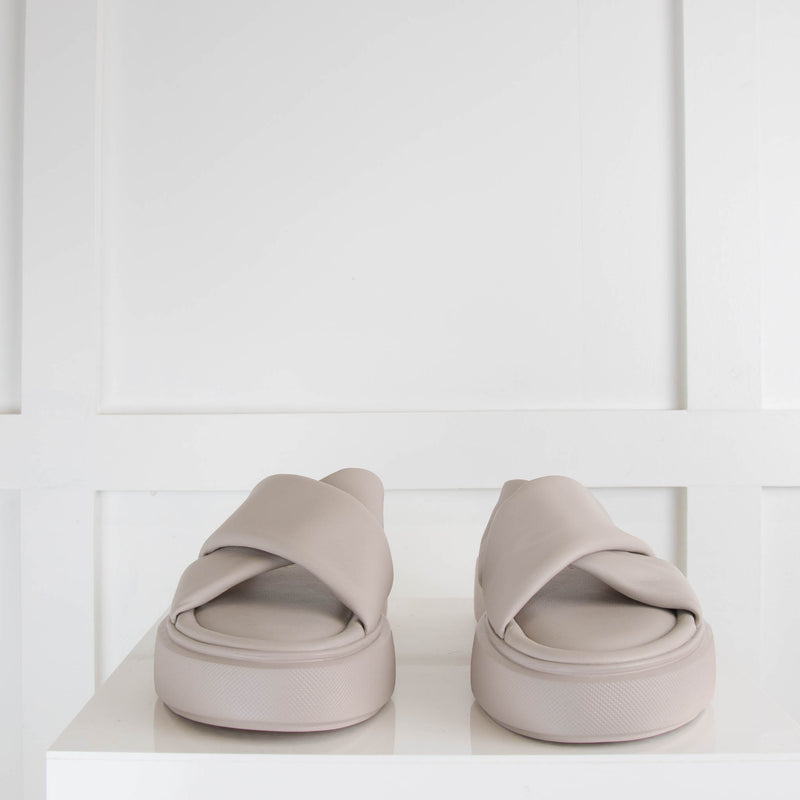 Kennel and Schmenger Taupe Cross Over Sliders
