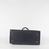 Coach Navy Blue Stripe Straw Exterior Dempsey Tote 40 Bag