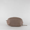 Tod's Taupe Leather Soft Drawstring Bag