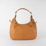 Prada Tan Vitello Daino Hobo Shoulder Bag