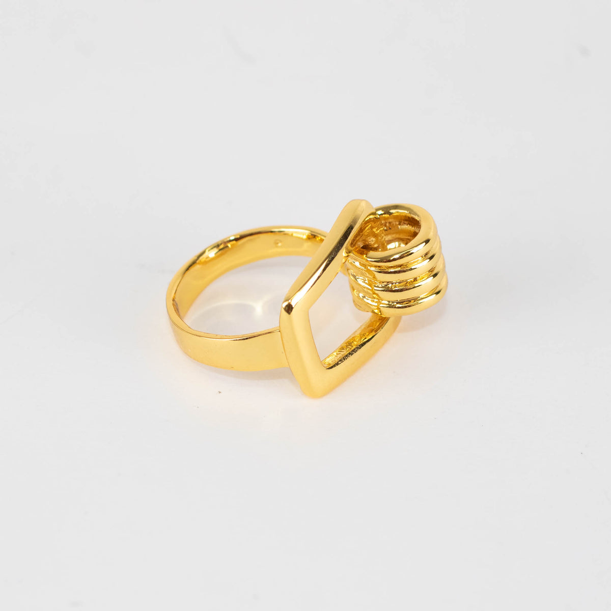 Tohum Dunya Karo Gold Screw Ring