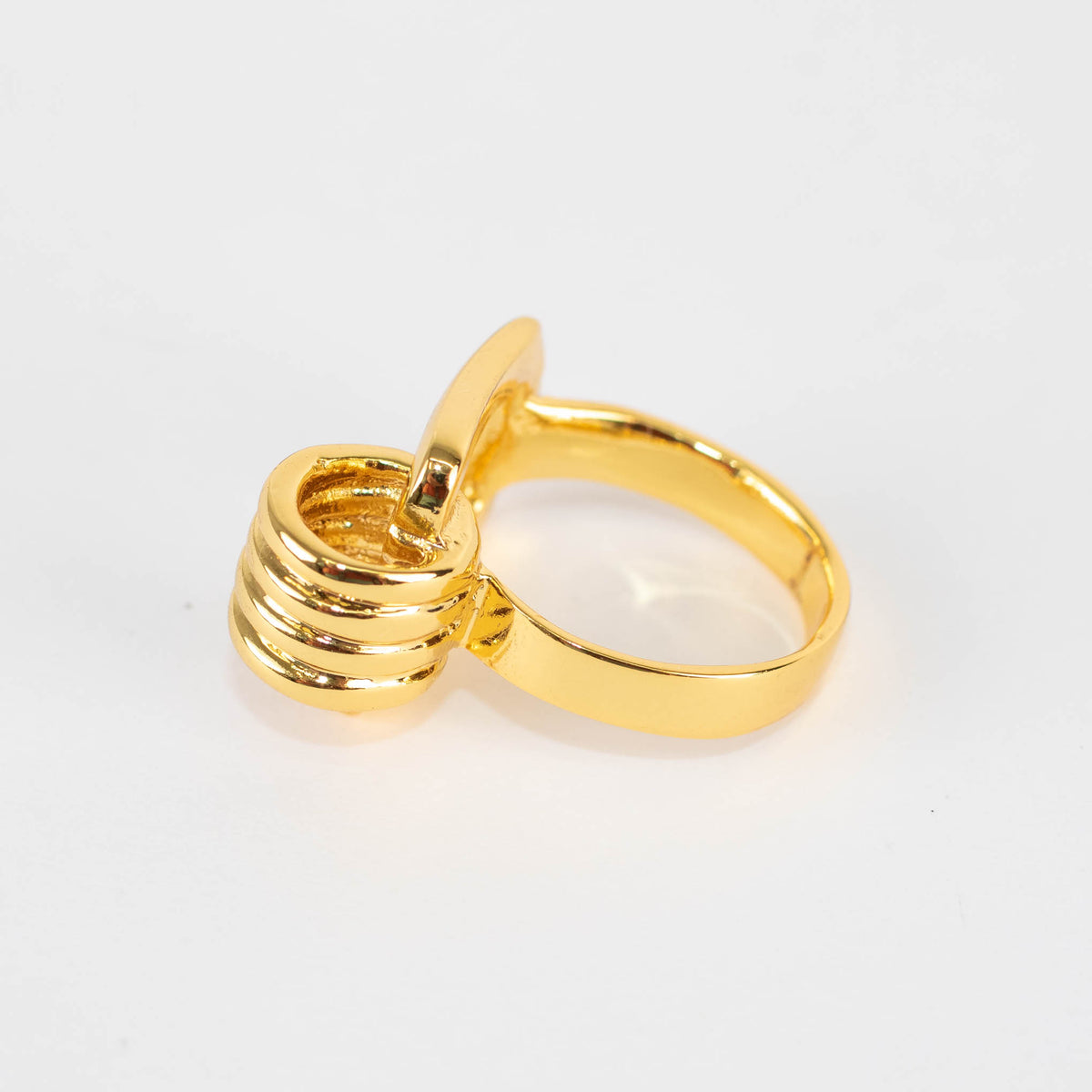 Tohum Dunya Karo Gold Screw Ring