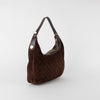 Gucci Brown Gucissima Suede Hobo Bag