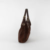 Gucci Brown Gucissima Suede Hobo Bag