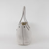 Longchamp Pale Grey Le Roseau Essential Grained Leather Top Handle Tote Bag