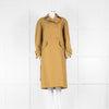 Tibi Moss Green Sculpted Cotton Trench