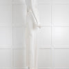 Toteme White Linen Drawstring Trousers