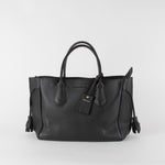 Longchamp Black Grained Penelope Tote Bag