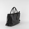 Longchamp Black Grained Penelope Tote Bag