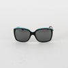 Tiffany & Co Square Frame Sunglasses with Tiffany Blue Back