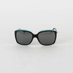 Tiffany & Co Square Frame Sunglasses with Tiffany Blue Back