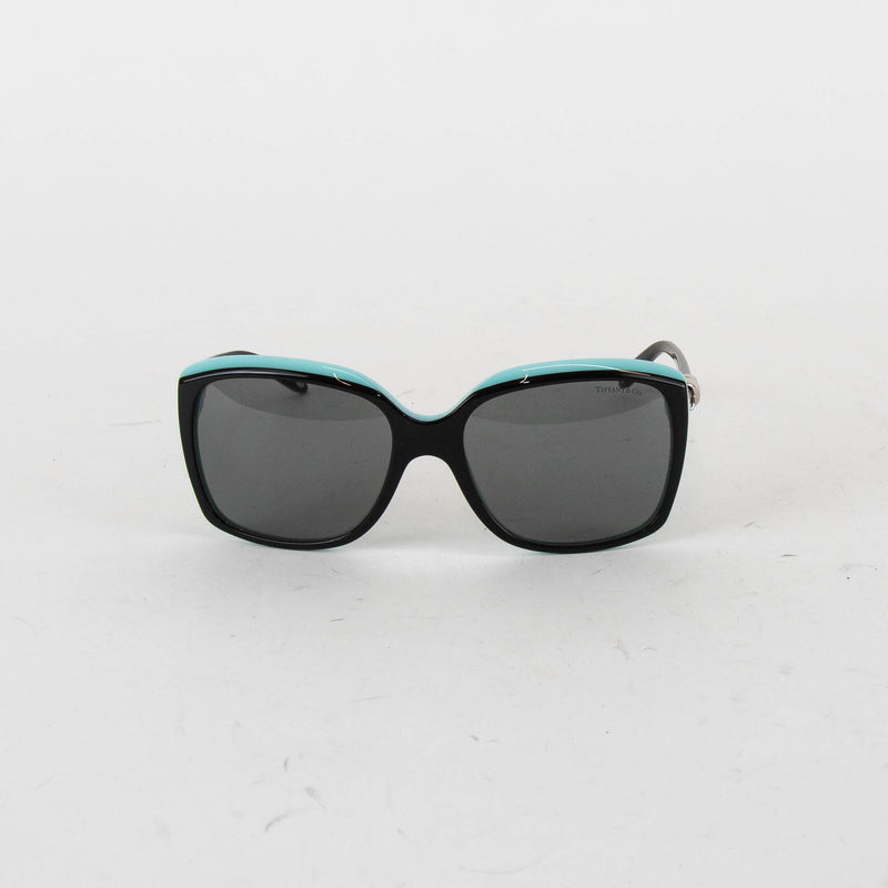 Tiffany & Co Square Frame Sunglasses with Tiffany Blue Back
