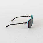 Tiffany & Co Square Frame Sunglasses with Tiffany Blue Back