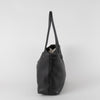 Longchamp Le Roseau Essential Black Grained Leather Tote Bag