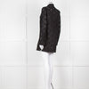 Tory Burch Black Embroidered Long Sleeve Kaftan