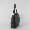 Longchamp Le Roseau Essential Black Grained Leather Tote Bag
