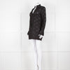 Tory Burch Black Embroidered Long Sleeve Kaftan