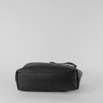 Longchamp Le Roseau Essential Black Grained Leather Tote Bag