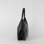 Furla Black Leather Eye Hobo Tote