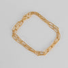 Monica Vinader Gold Plated Faceted Paper Link Chain Necklace