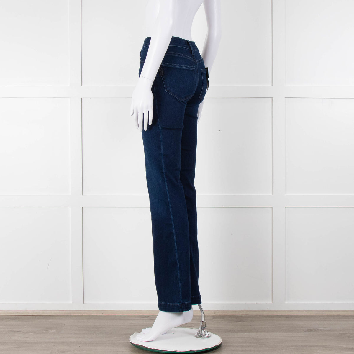 Paige Dark Wash Genevieve Bootcut Jeans