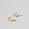Monica Vinader 18ct Gold Plated Lab Grown Illusion Drop Earrings