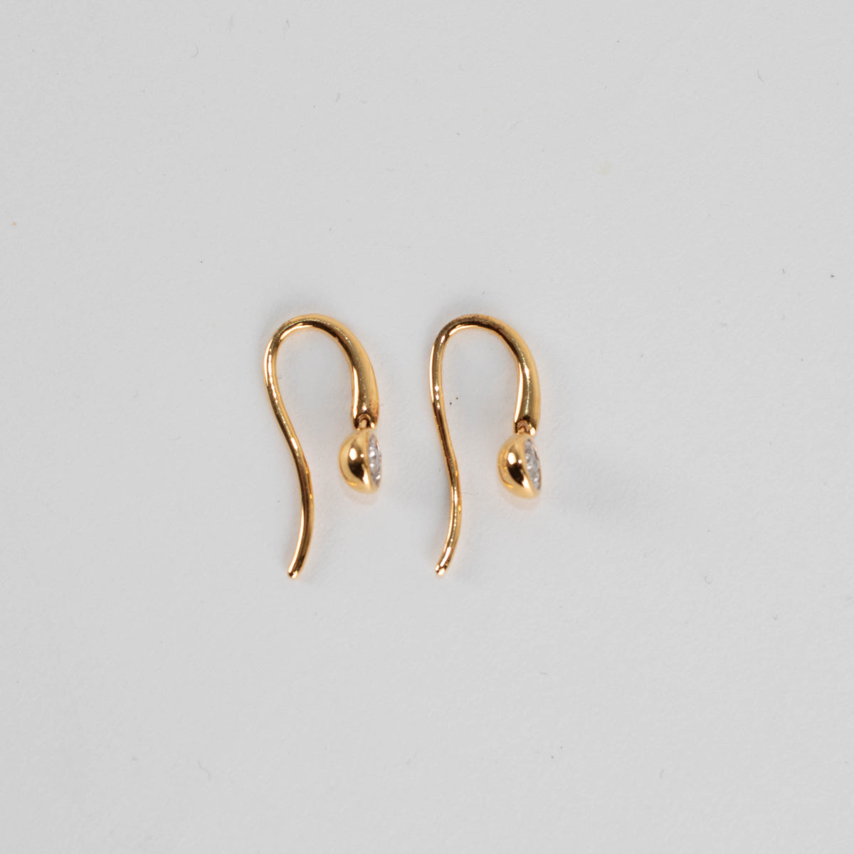 Monica Vinader 18ct Gold Plated Lab Grown Illusion Drop Earrings