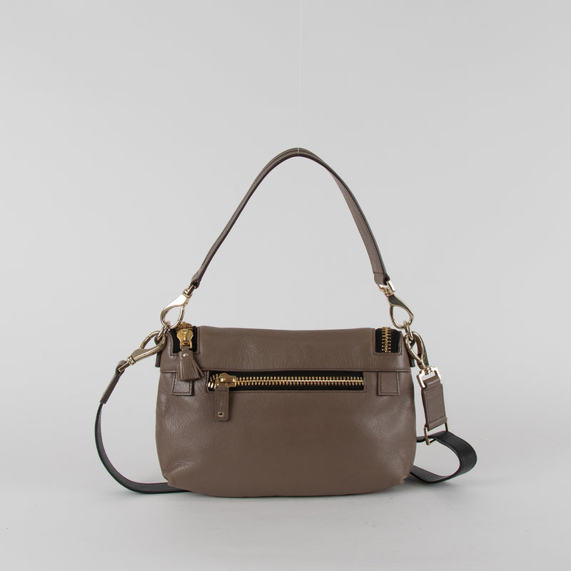 Anya Hindmarch Taupe Brown Vere Crossbody Bag