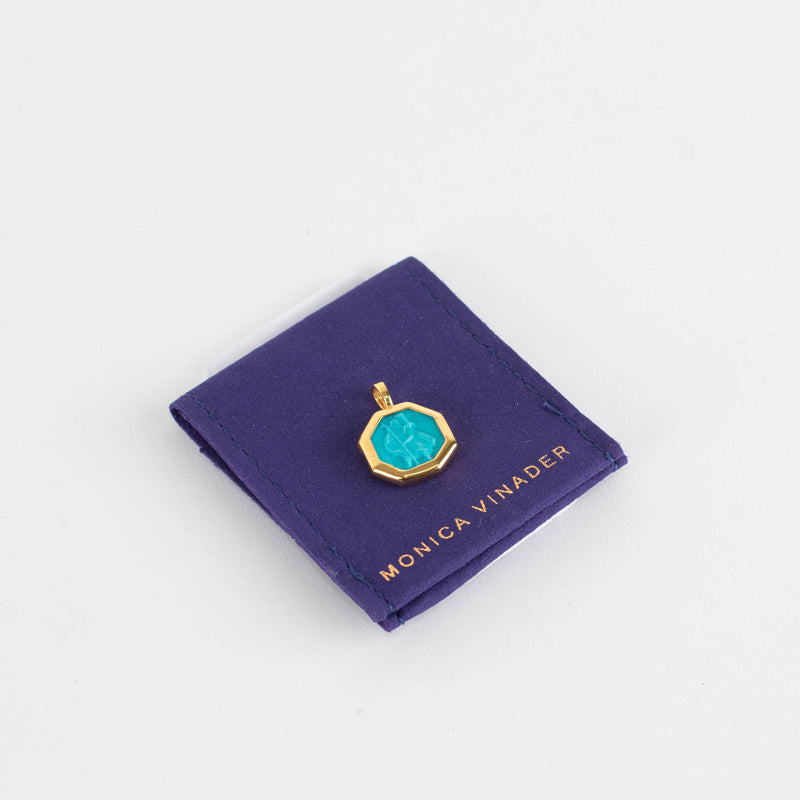 Monica Vinader St Christopher Gemstone Pendant