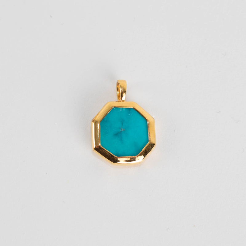 Monica Vinader St Christopher Gemstone Pendant