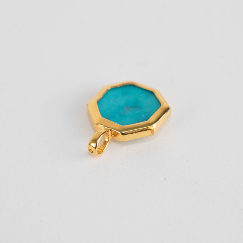 Monica Vinader St Christopher Gemstone Pendant