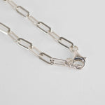 Monica Vinader Silver Paperlink Chain Necklace