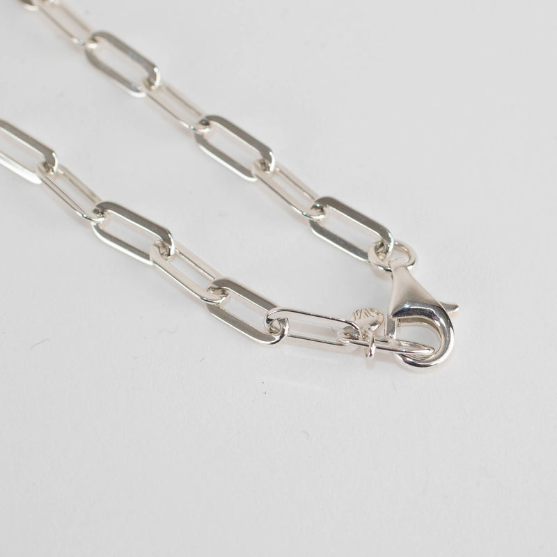 Monica Vinader Silver Paperlink Chain Necklace